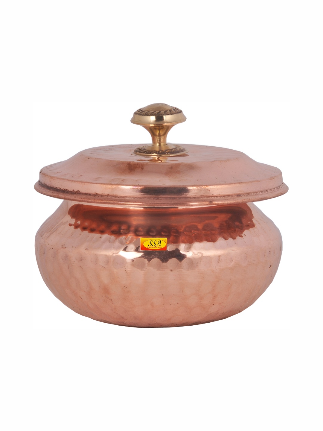 

Shivshakti Arts Brown Copper Cook and Serve Casserole