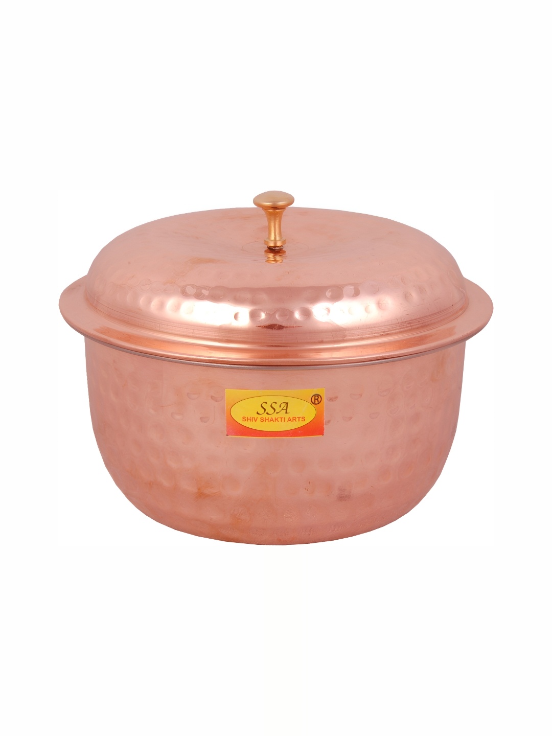 

Shivshakti Arts Brown Copper Handi