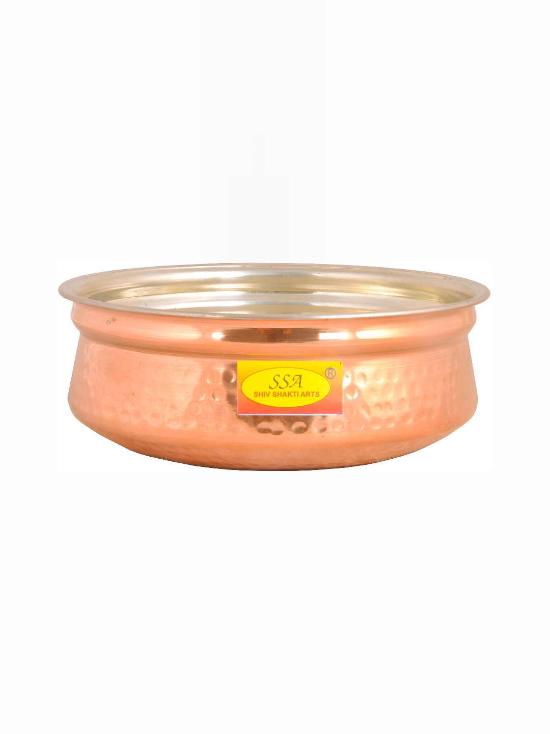 

Shivshakti Arts Brown Copper Handi 1 ltr