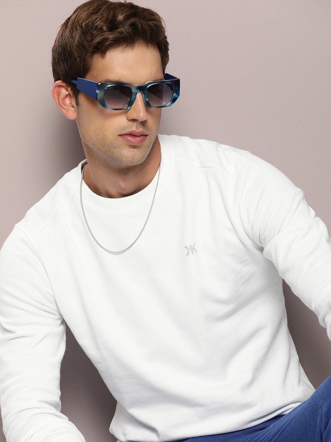 

Kook N Keech Men Premium Relaxed Fit Pure Cotton T-shirt, White