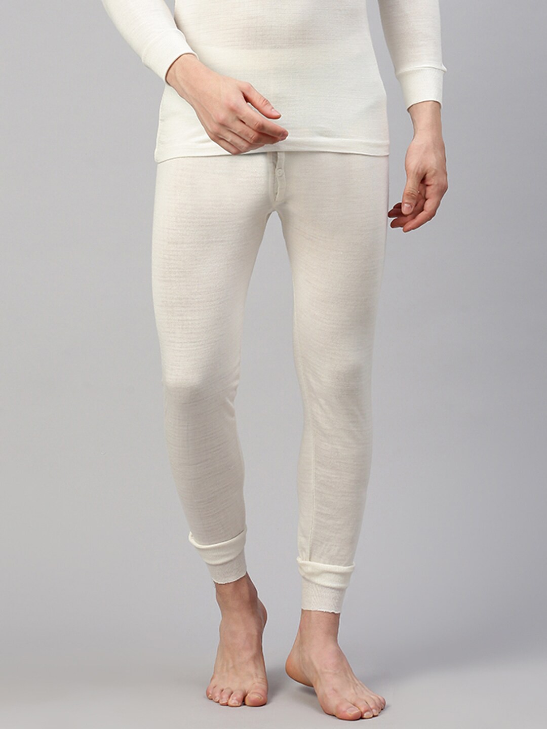 

ONN Pure Cotton Thermal Bottom, White