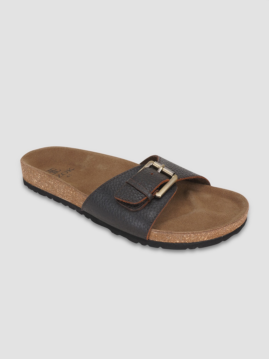 

EZOK Leather Comfort Sandals, Brown