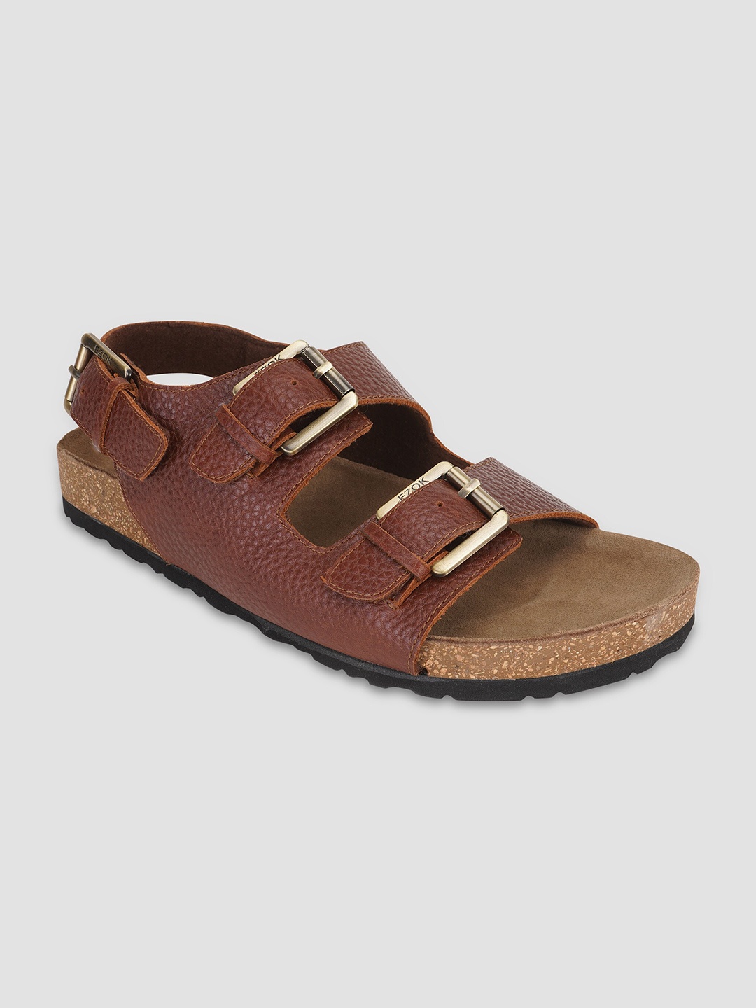 

EZOK Leather Comfort Sandals, Tan