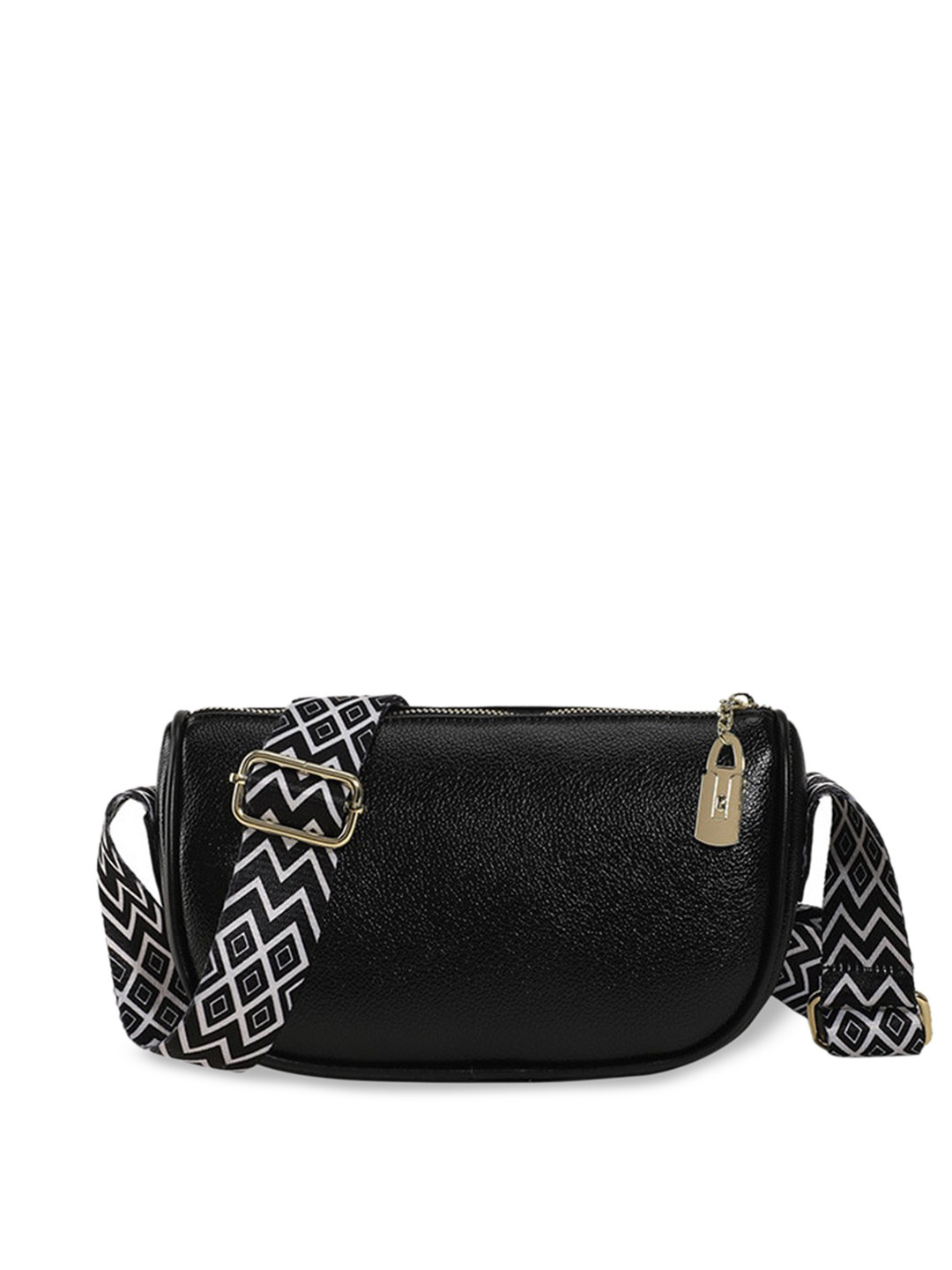 

Diva Dale Structured Sling Bag, Black