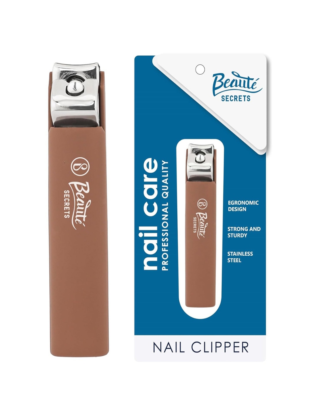 

Beaute Secrets Nail Clippers For Thick Nails - Brown