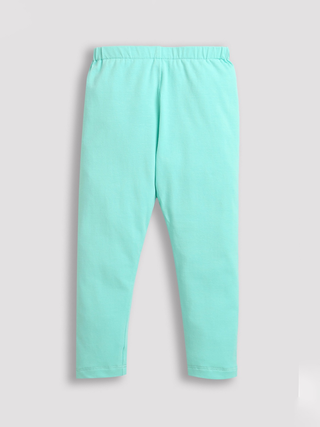 

ZIP ZAP ZOOP Girls Pure Cotton Leggings, Green