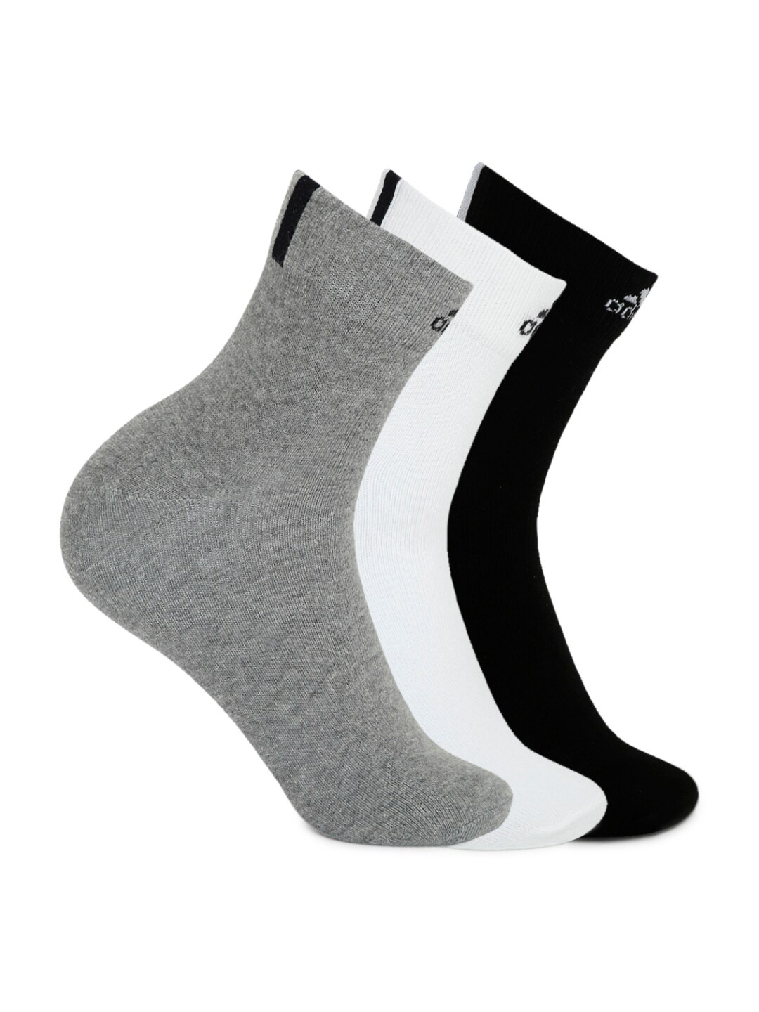 

ADIDAS Men Pack Of 3 Flat Knit Ankle Socks, Grey