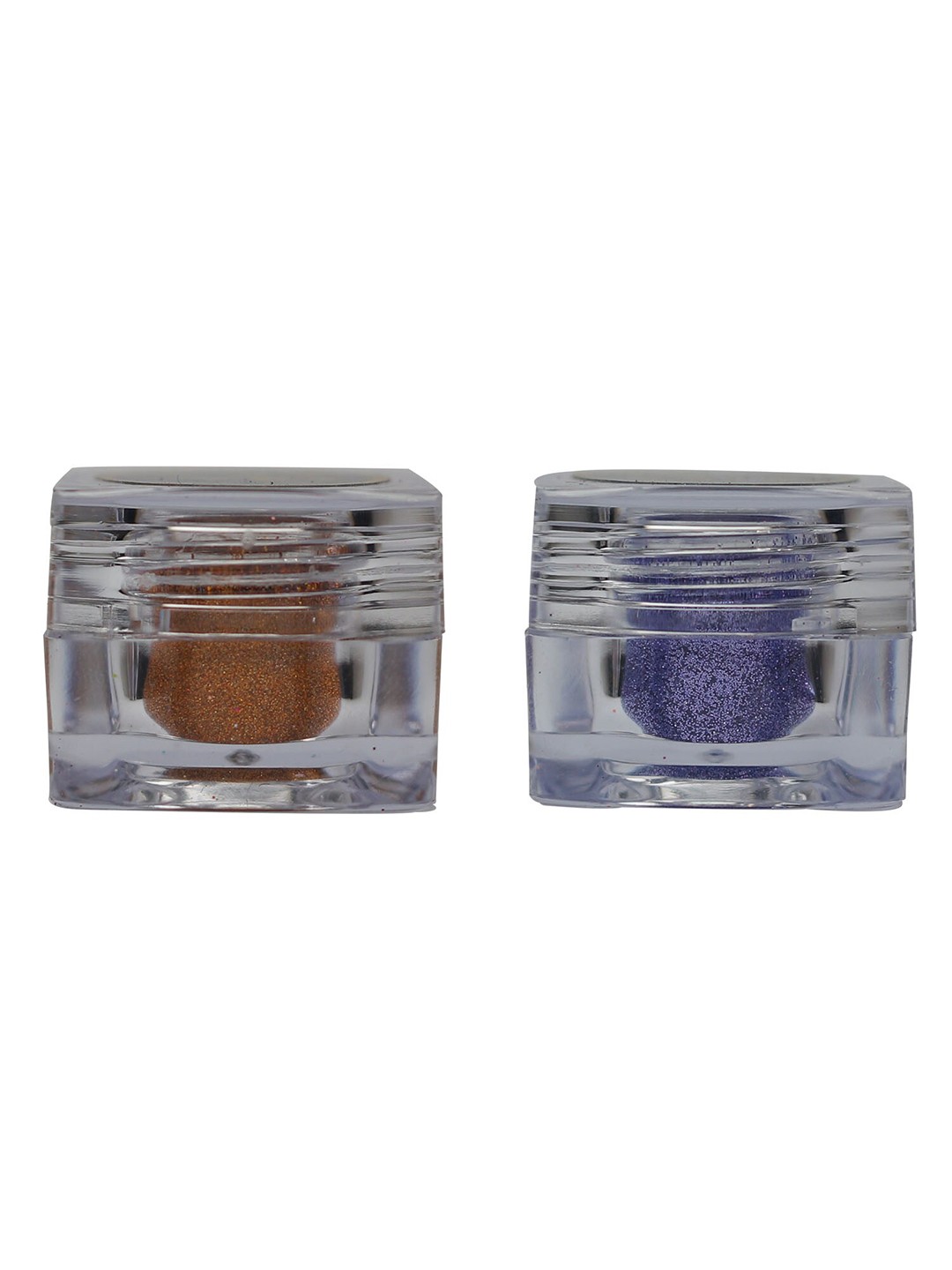 

Veoni BELLE Set Of 2 HD Holographic Glitter Eyeshadow 5g Each - Orange & Mauve Purple
