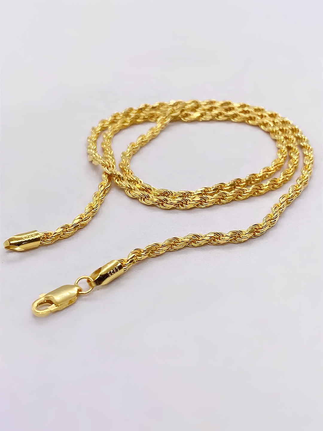 

KARISHMA KREATIONS Unisex Set Of 2 Gold-Plated Stainless Steel Chain