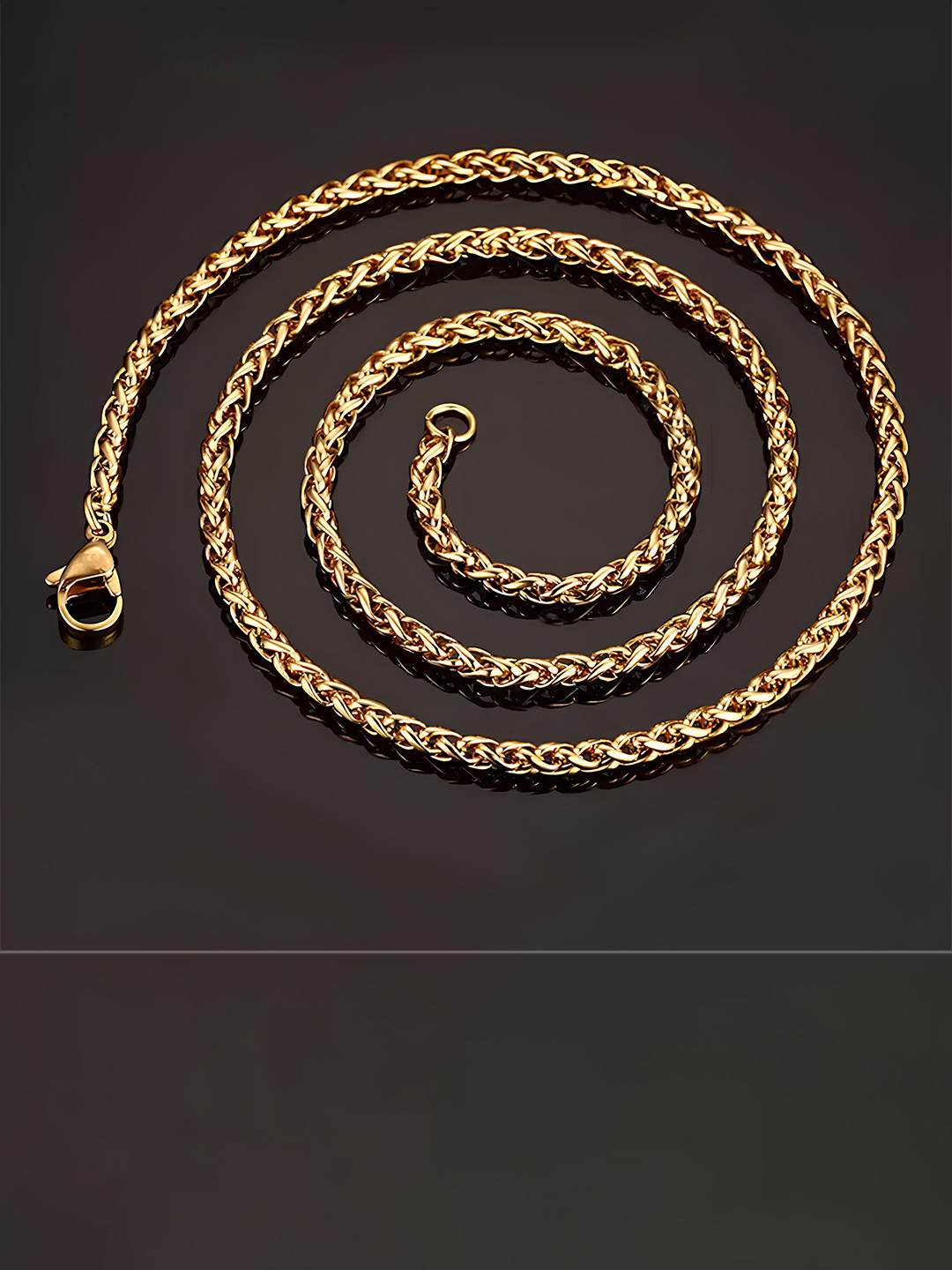 

KARISHMA KREATIONS Unisex Set Of 2 Silver-Plated Chain