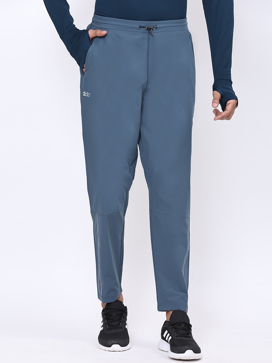 

DIDA Men Dry Fit Comfort-Fit Track Pants, Blue