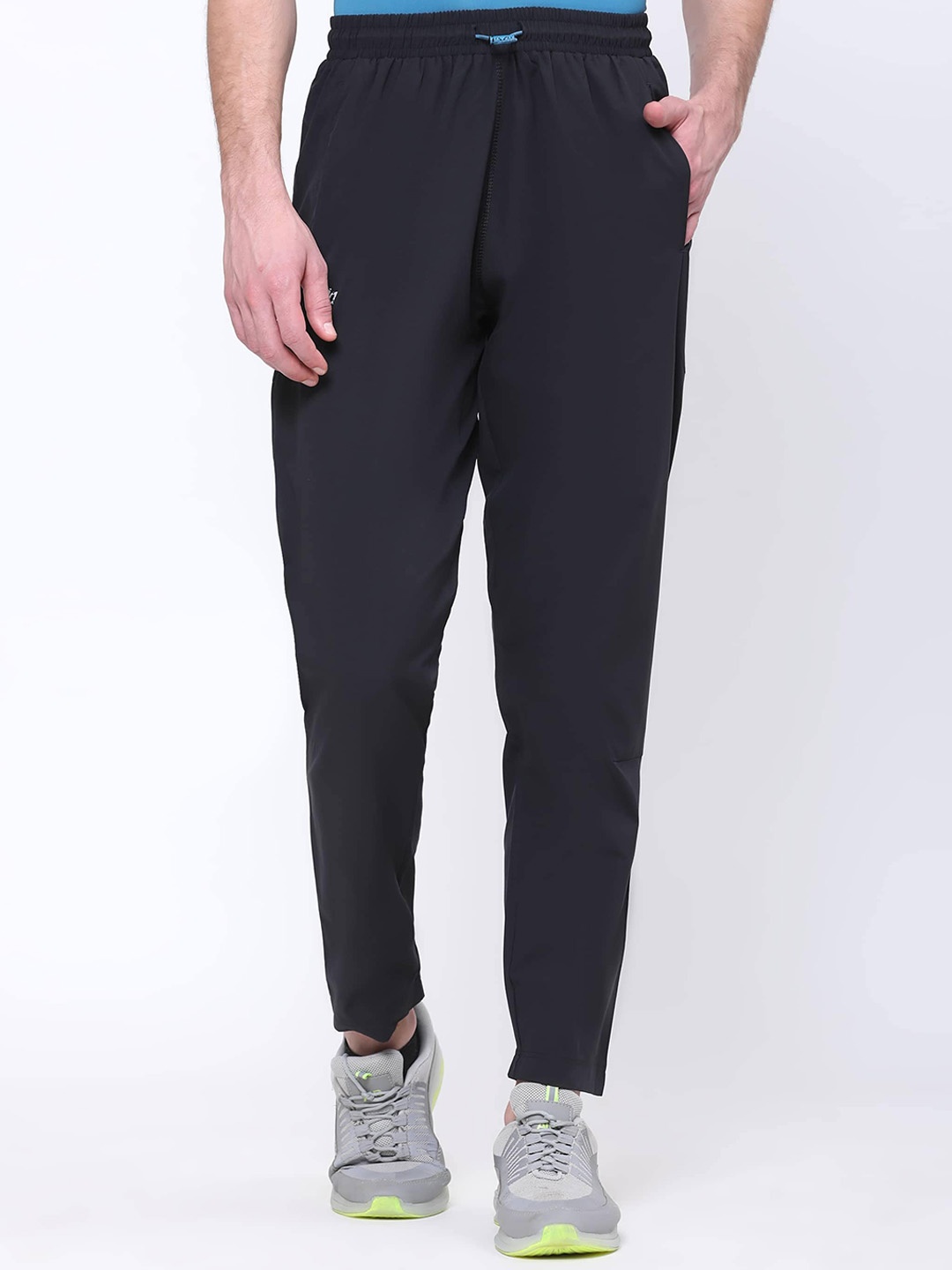 

DIDA Men Dry Fit Comfort Fit Track Pants, Black