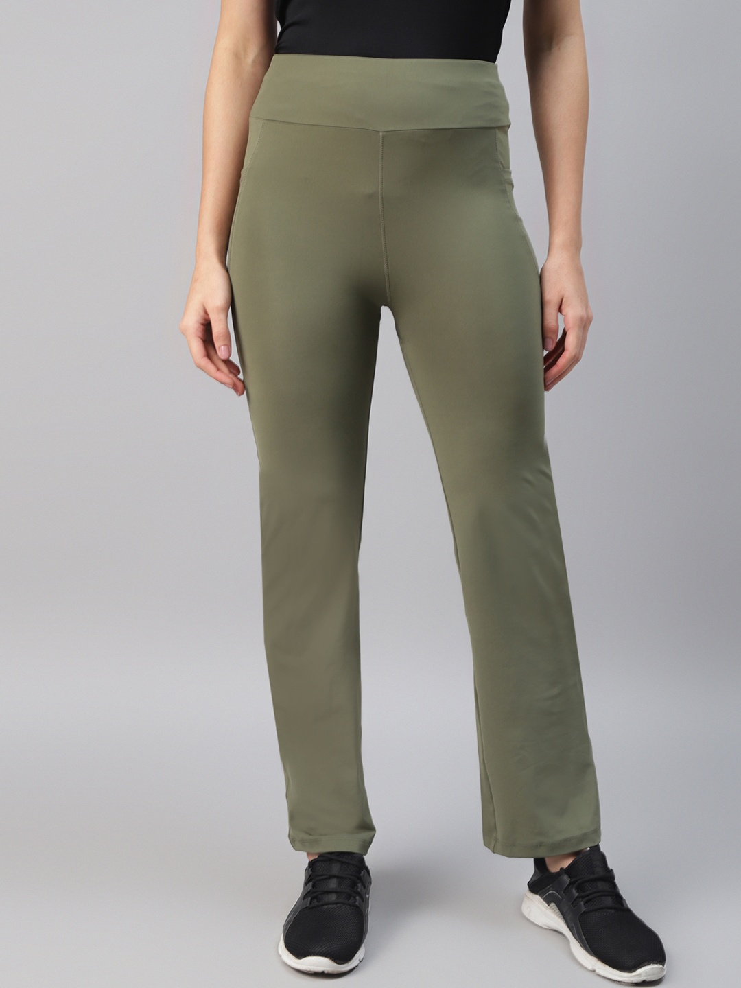 

DIDA Dry Fit High Waist Comfort Fit Sports Tights, Green