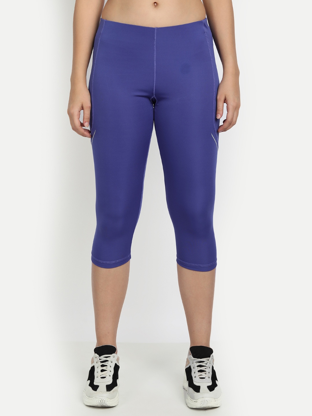 

DIDA Women Dry Fit Light Weight Comfort Fit Active Cropped Tight, Blue