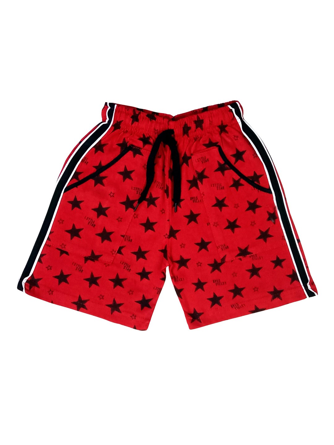 

BAESD Boys Printed Cotton Shorts, Red
