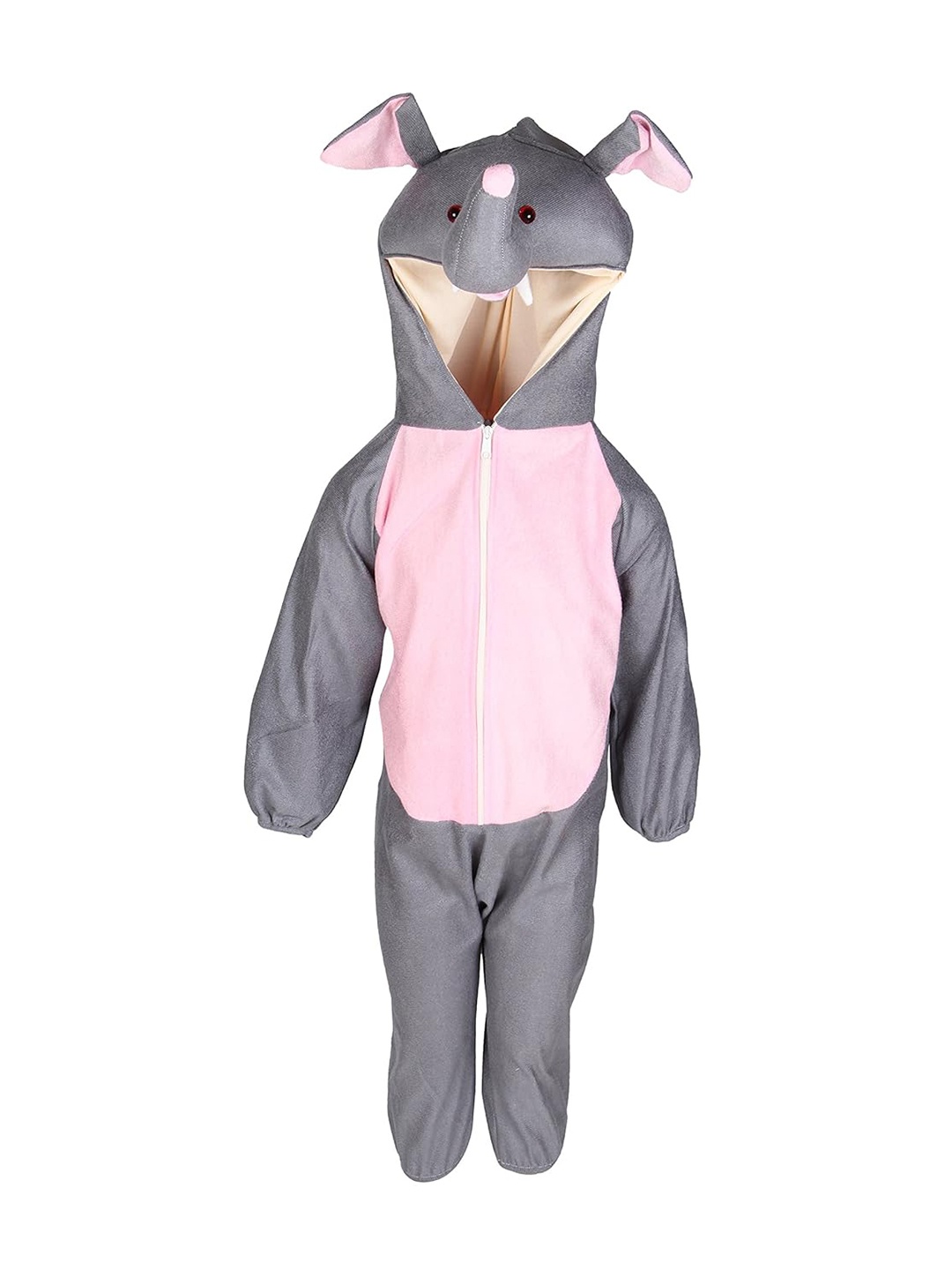 

RAJ FANCY DRESSES Kids Elephant Costume Romper, Grey