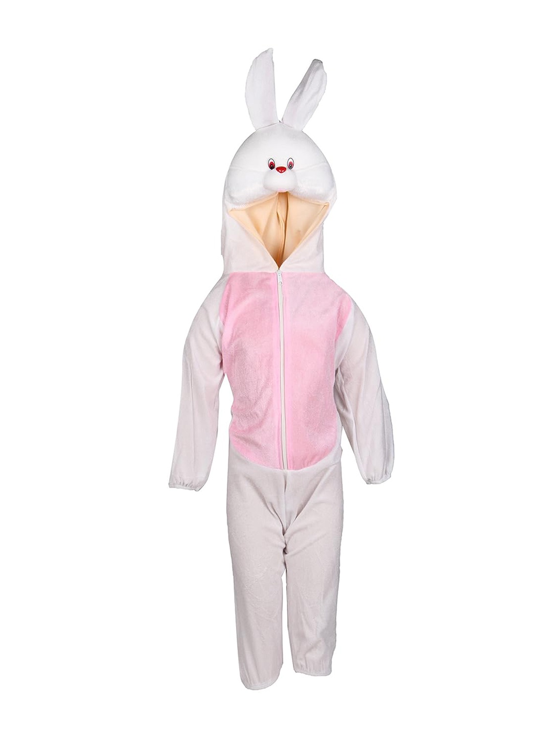 

RAJ FANCY DRESSES Kids Rabbit Costume Romper, White