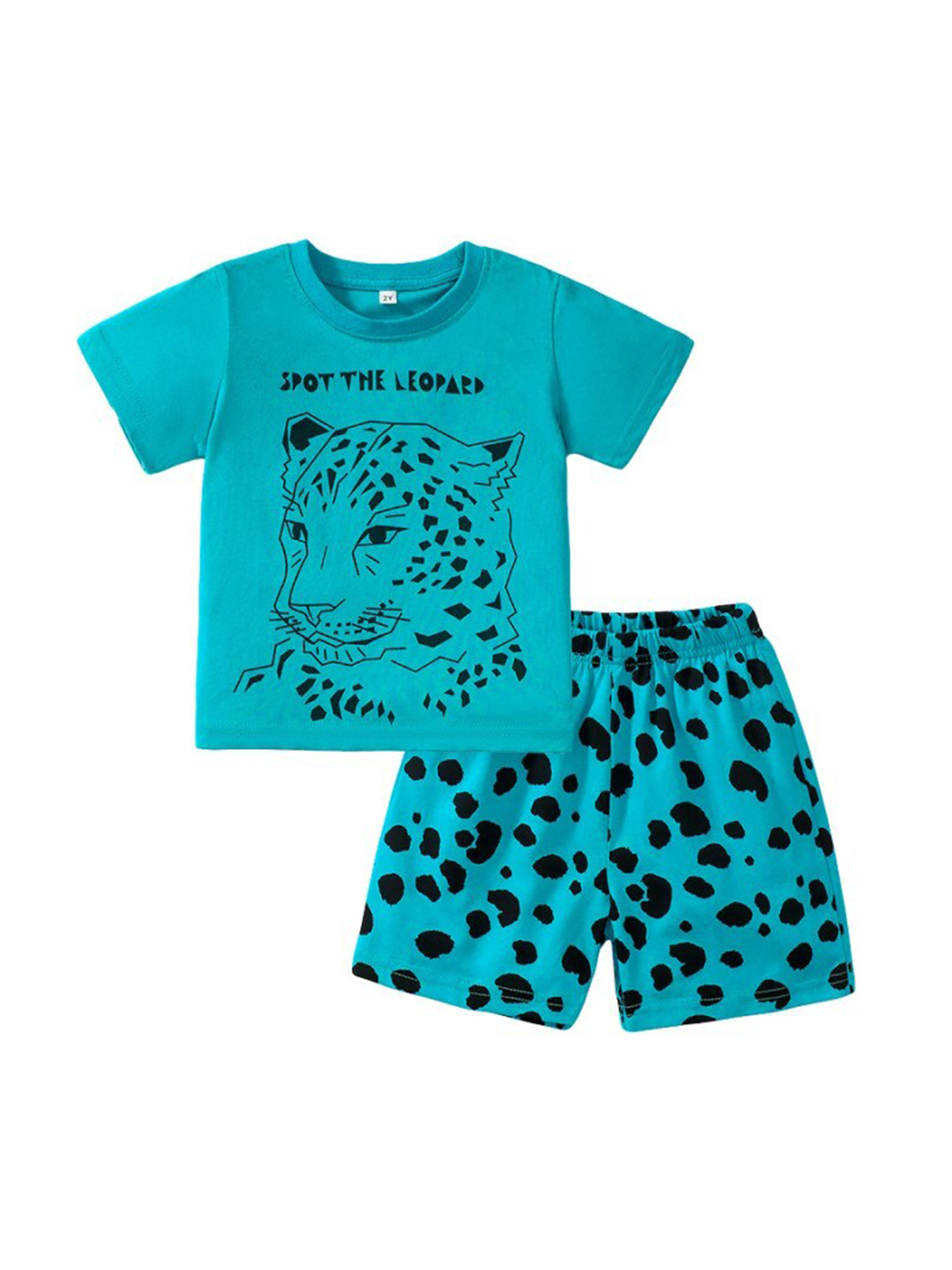 

StyleCast Boys Blue Graphic Printed Top with Shorts