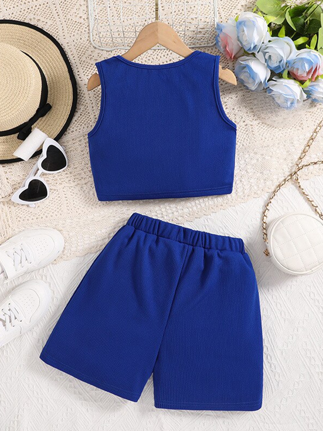 

StyleCast Girls Blue Top with Shorts