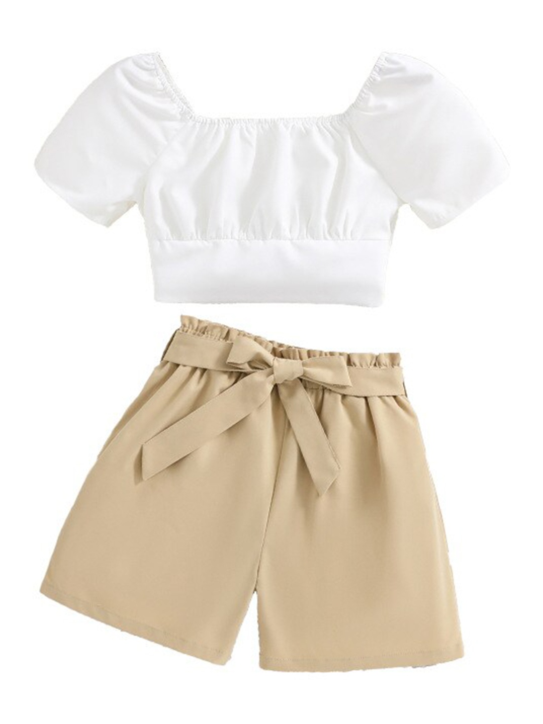

StyleCast Girls White Top with Shorts