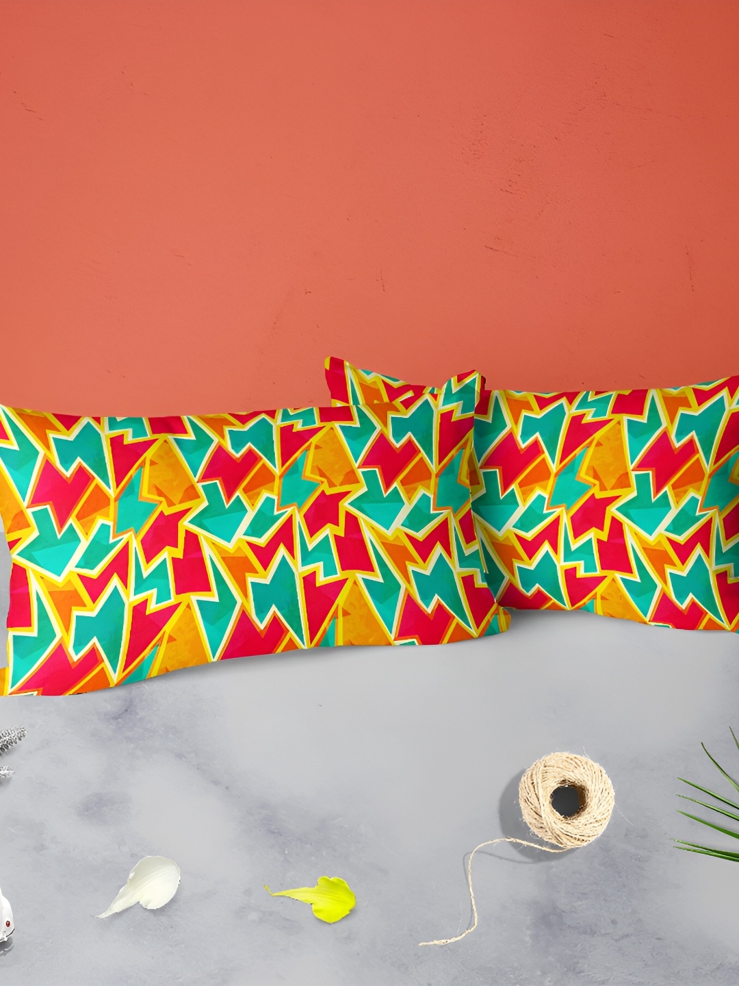 

ArtzFolio Green 2 Pieces Velvet Rectangle Pillow Covers