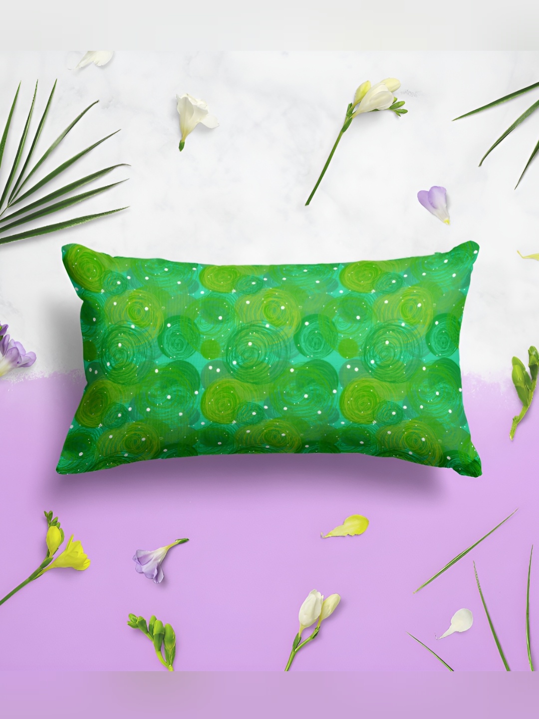 

ArtzFolio Green 2 Pieces Printed Rectangle Pillow Covers