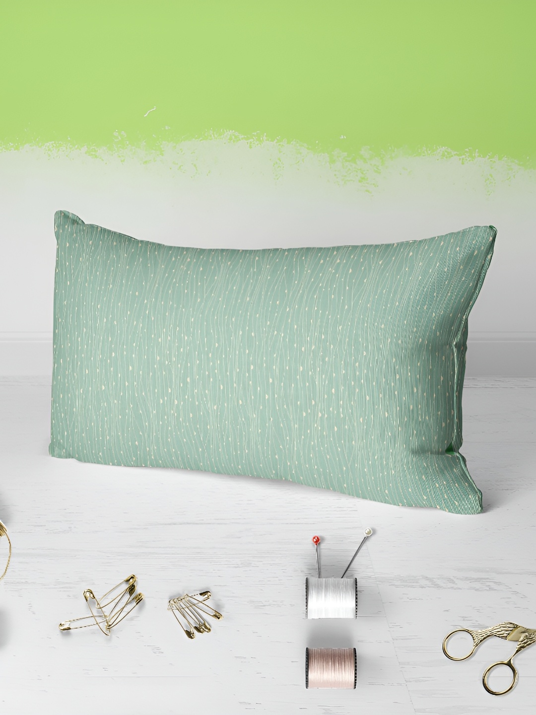 

ArtzFolio Green 2 Pieces Rectangle Pillow Covers