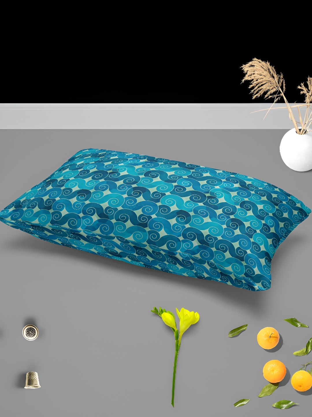 

ArtzFolio Blue 2 Pieces Rectangle Pillow Covers