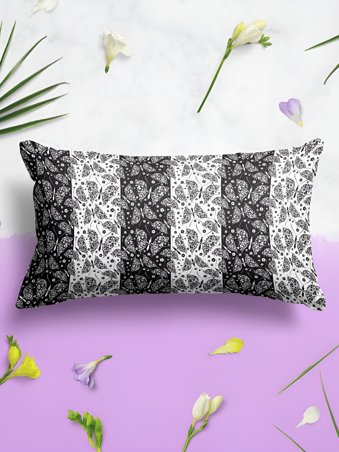 

ArtzFolio Black & White 2 Pieces Rectangle Pillow Covers