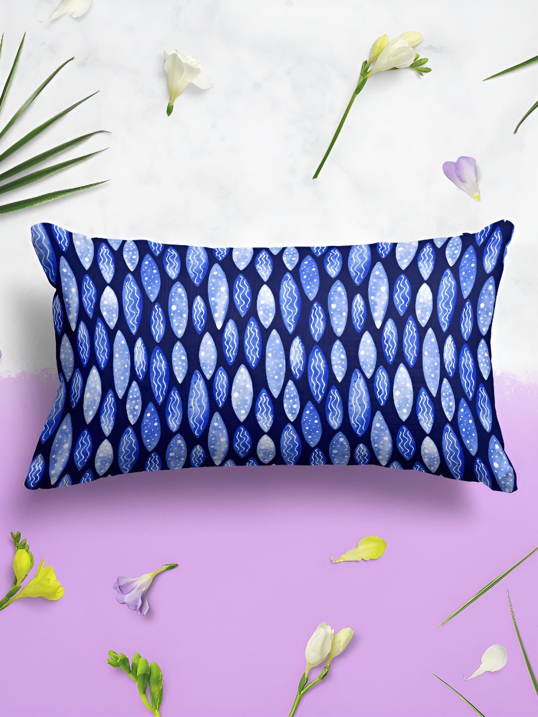 

ArtzFolio Blue 2 Pieces Rectangle Pillow Covers