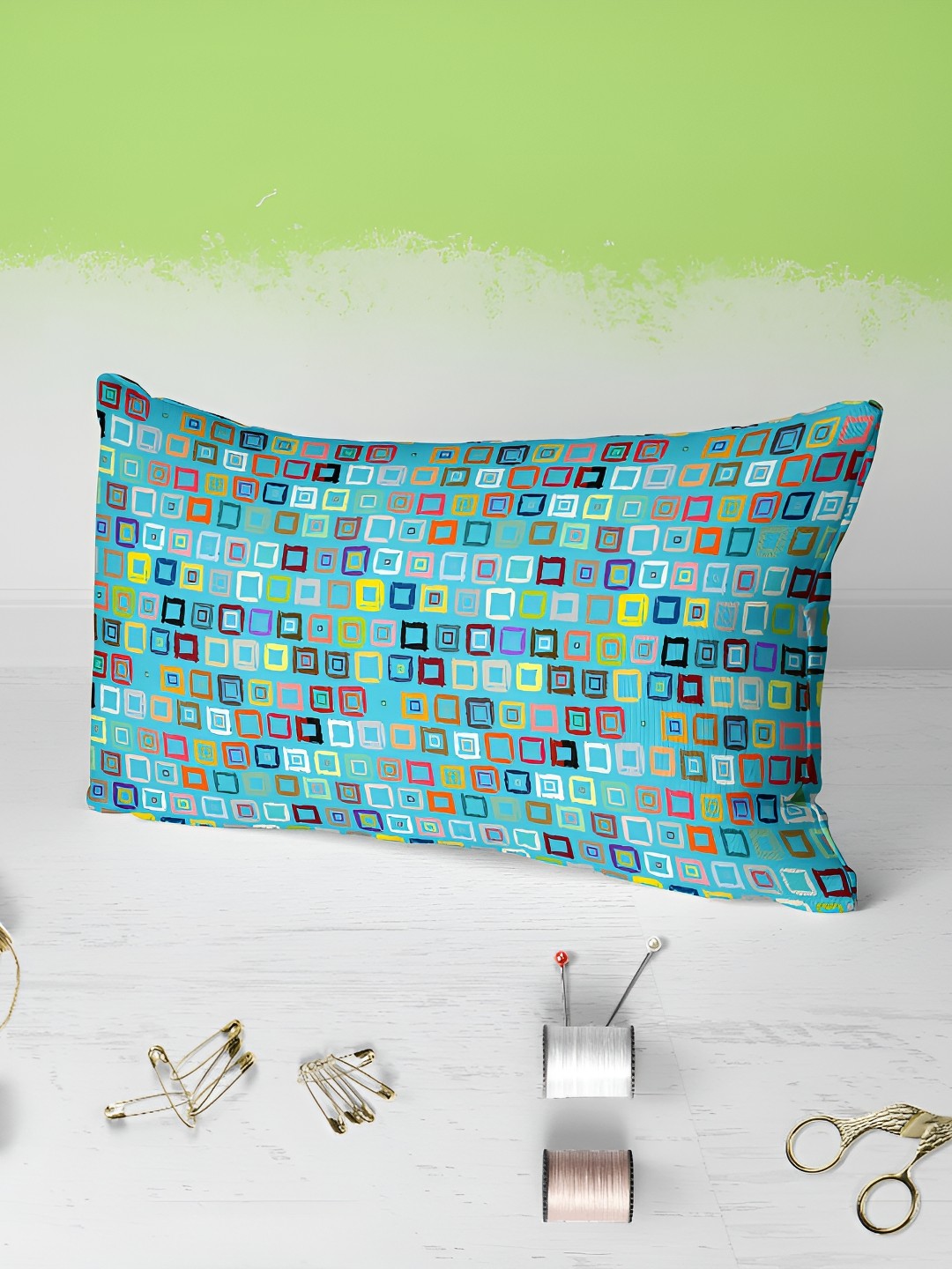 

ArtzFolio Blue 2 Pieces Velvet Rectangle Pillow Covers