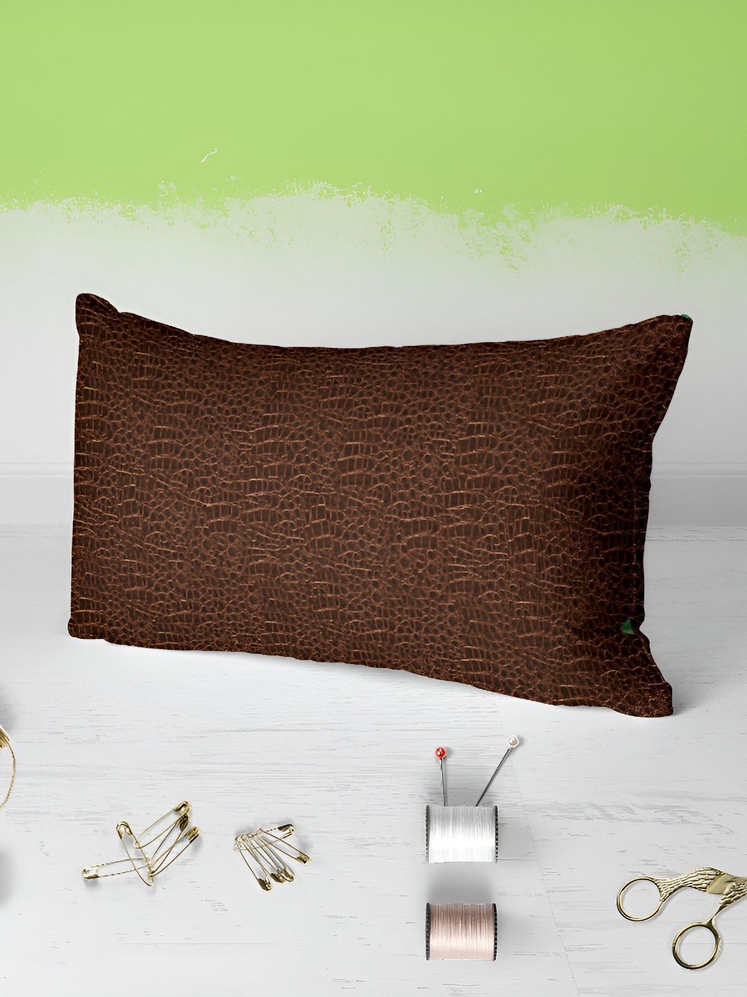 

ArtzFolio Brown 2 Pieces Velvet Rectangle Pillow Covers