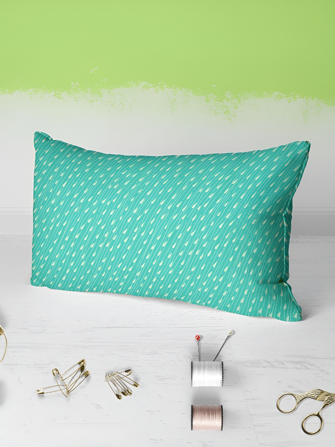 

ArtzFolio Green 2 Pieces Rectangle Velvet Pillow Covers
