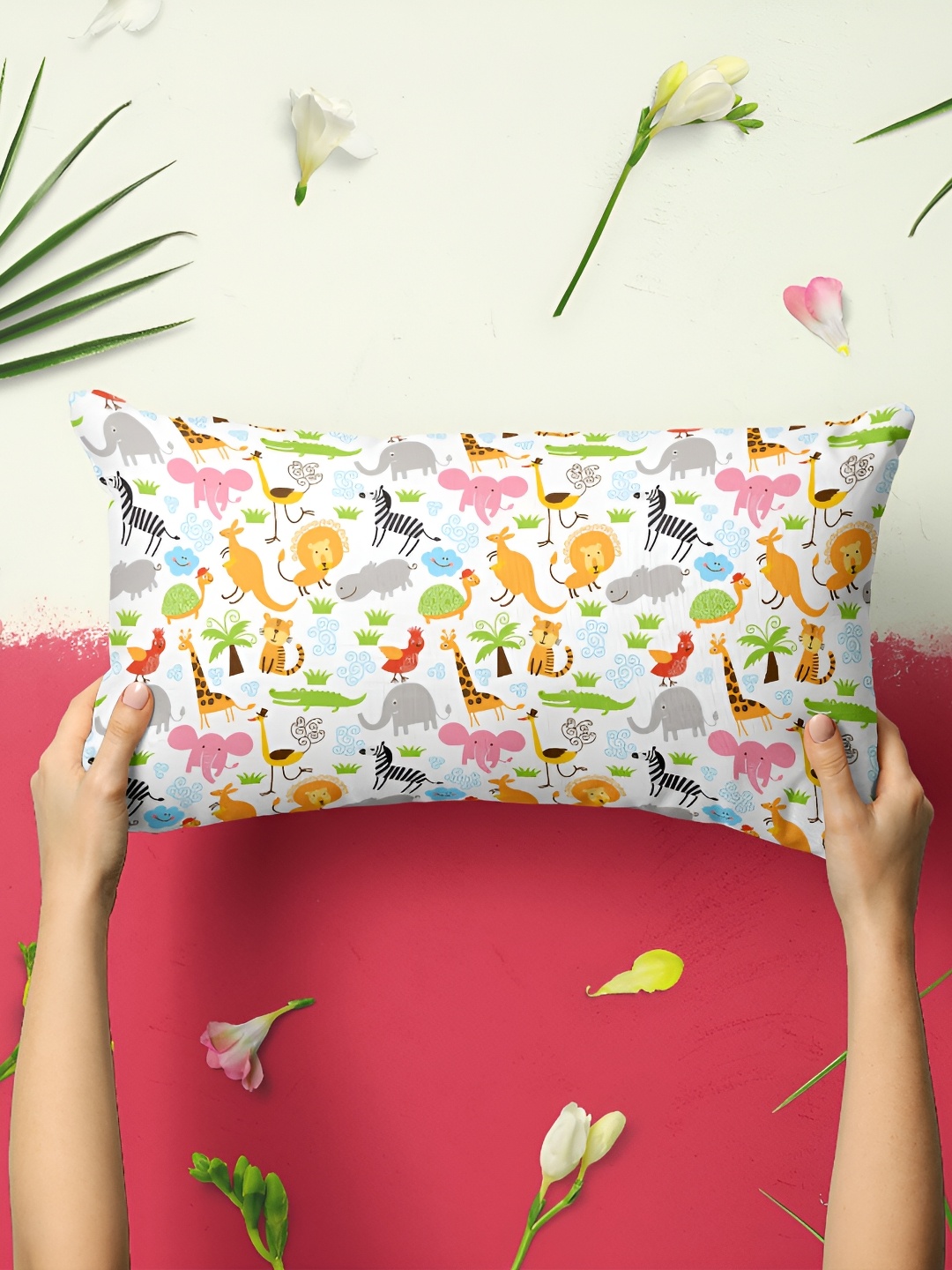 

ArtzFolio White & Green 2 Pieces Rectangle Pillow Covers