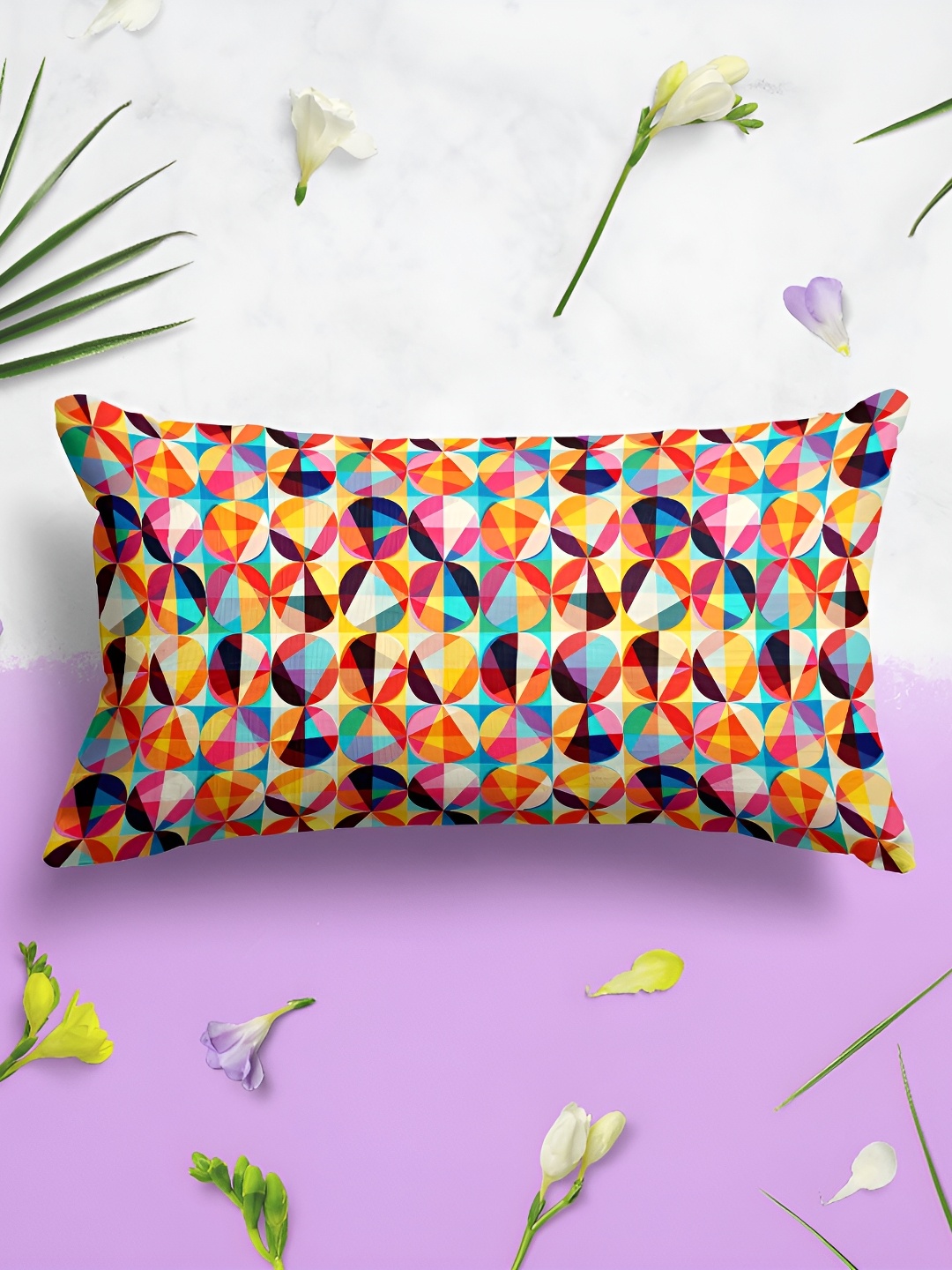

ArtzFolio Orange & Blue 2 Pcs Velvet Rectangle Pillow Covers