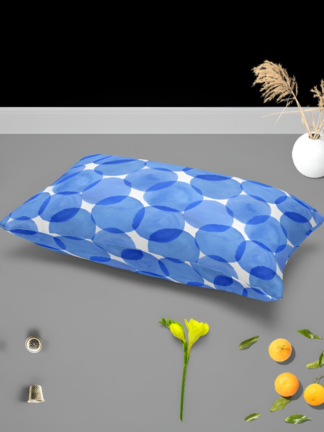 

ArtzFolio Blue and White 2 Pieces Cotton Rectangle Pillow Covers