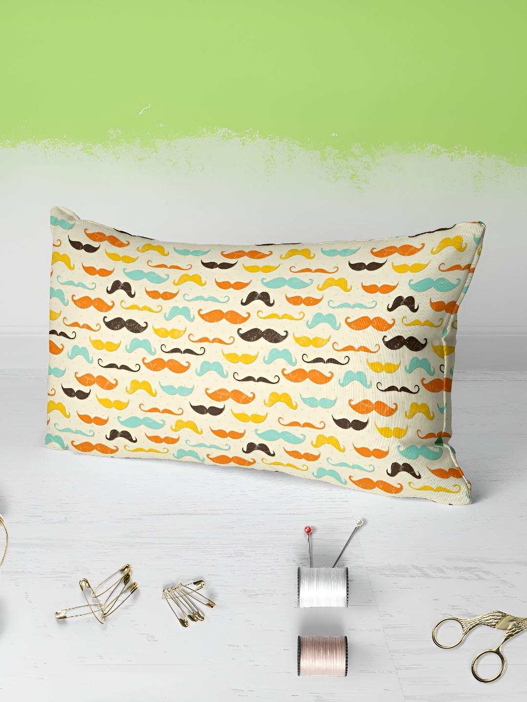 

ArtzFolio Yellow and Orange 2 Pieces Cotton Rectangle Pillow Covers