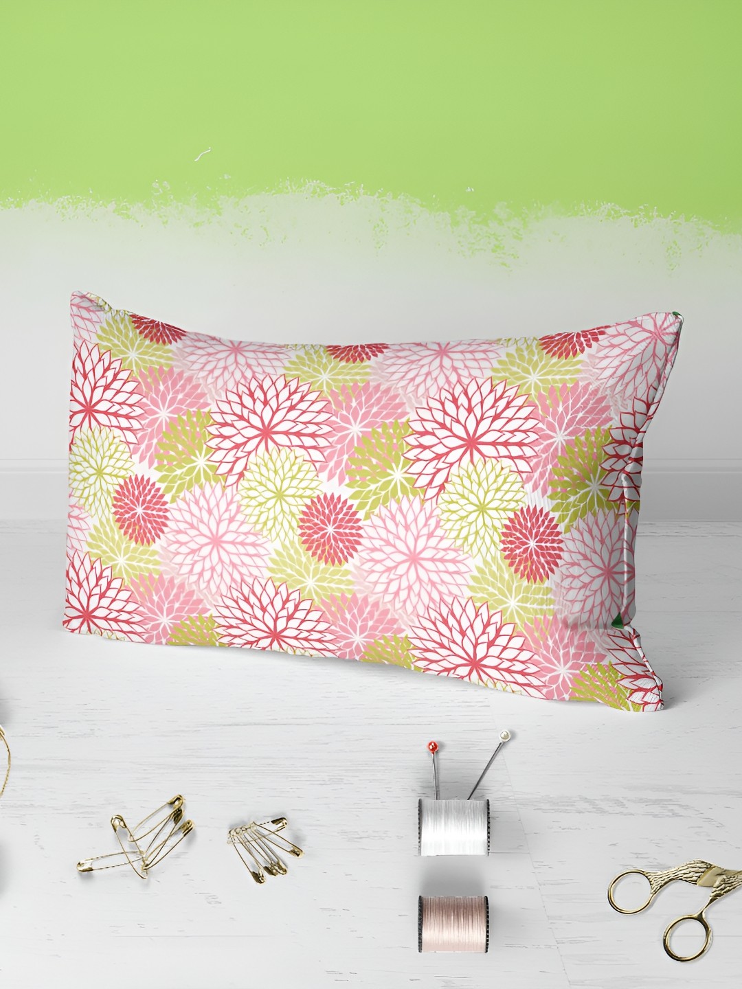 

ArtzFolio White & Pink 2 Pieces Rectangle Pillow Covers