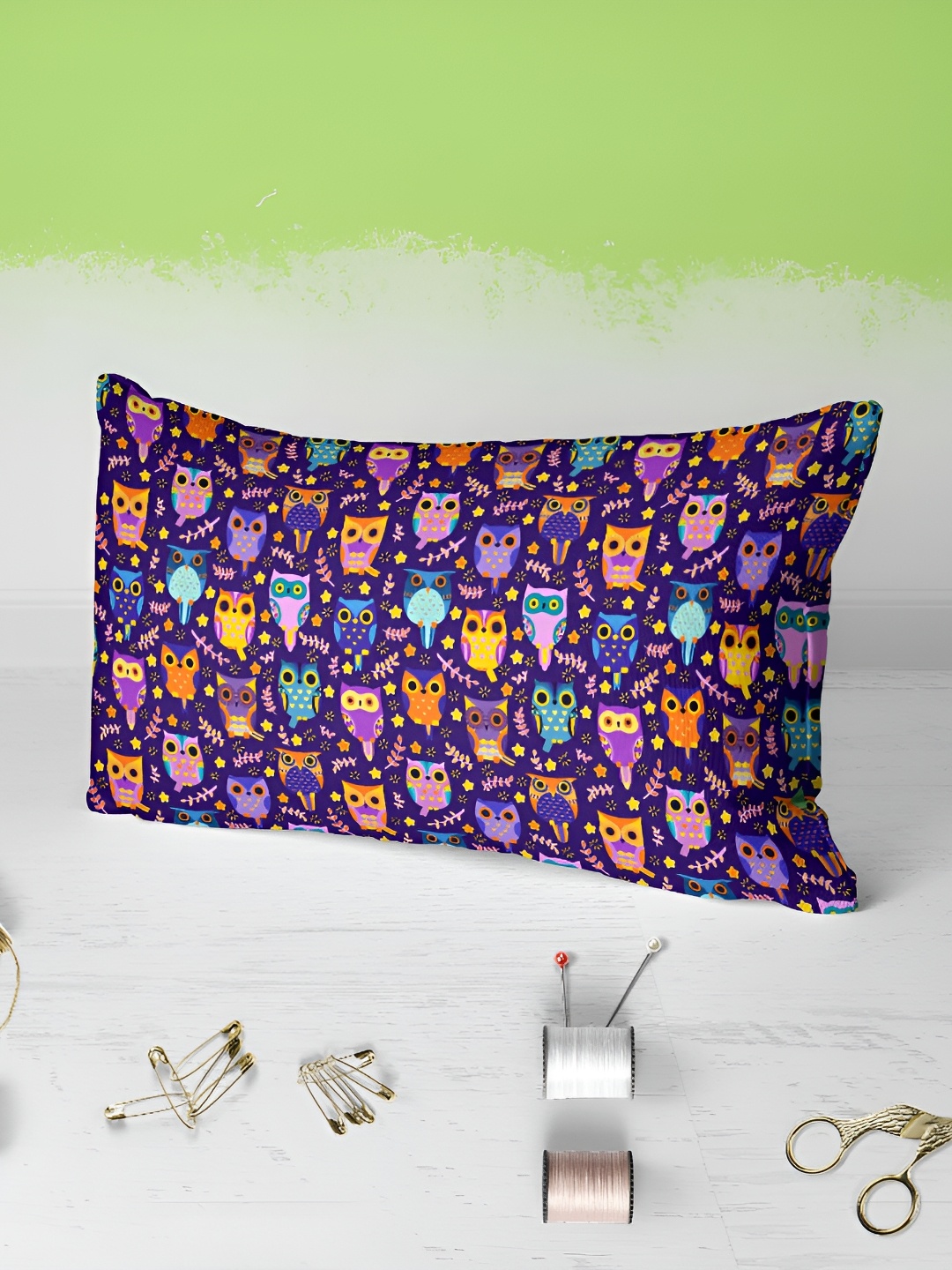 

ArtzFolio Purple 2 Pieces Printed Rectangle Pillow Covers