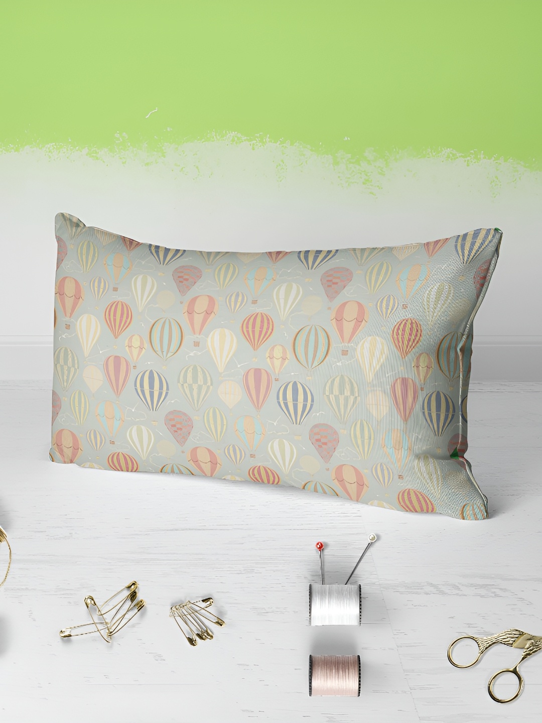 

ArtzFolio Grey 2 Pieces Printed Rectangle Pillow Covers