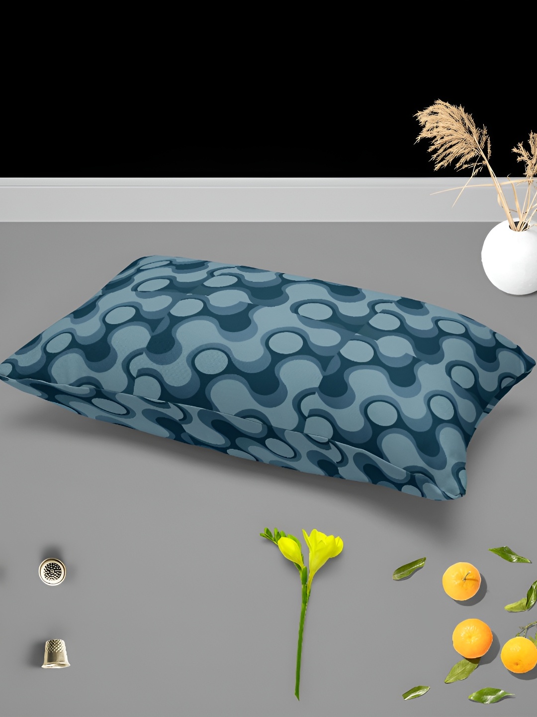 

ArtzFolio Grey 2 Pieces Abstract Rectangle Pillow Covers