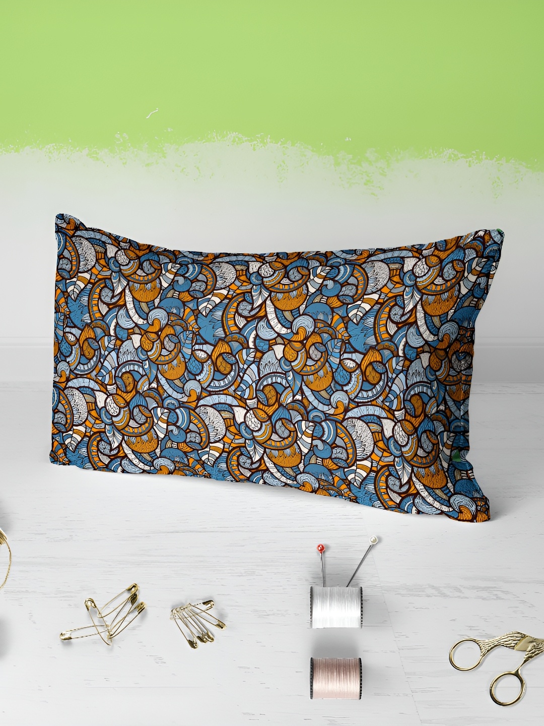 

ArtzFolio Black 2 Pieces Printed Rectangle Pillow Covers