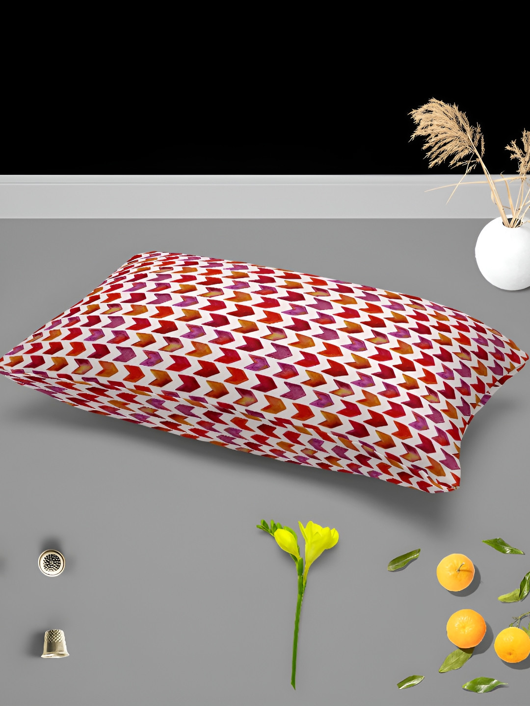 

ArtzFolio White & Red 2 Pieces Rectangle Pillow Covers