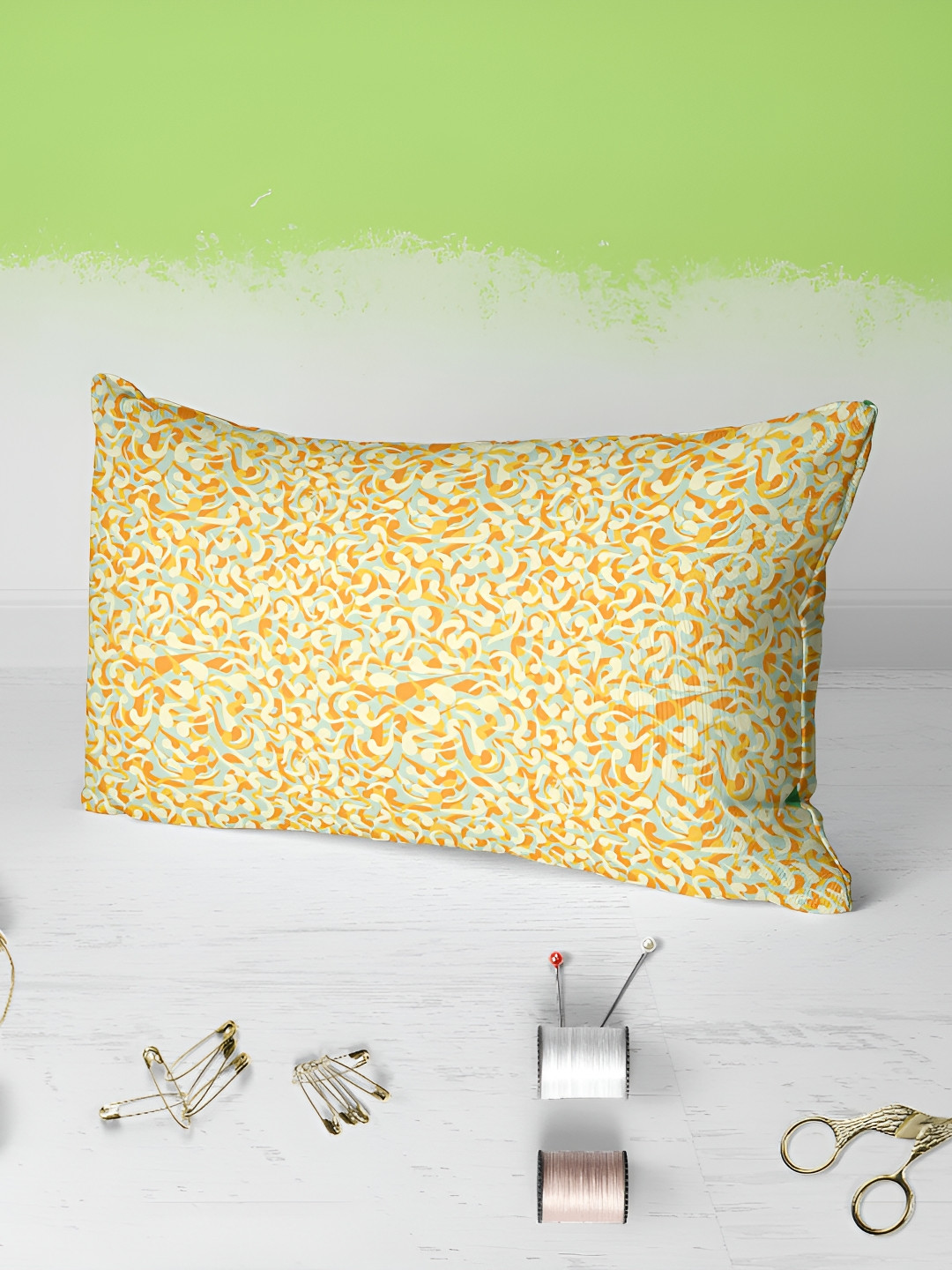 

ArtzFolio Orange 2 Pieces Velvet Rectangle Pillow Covers