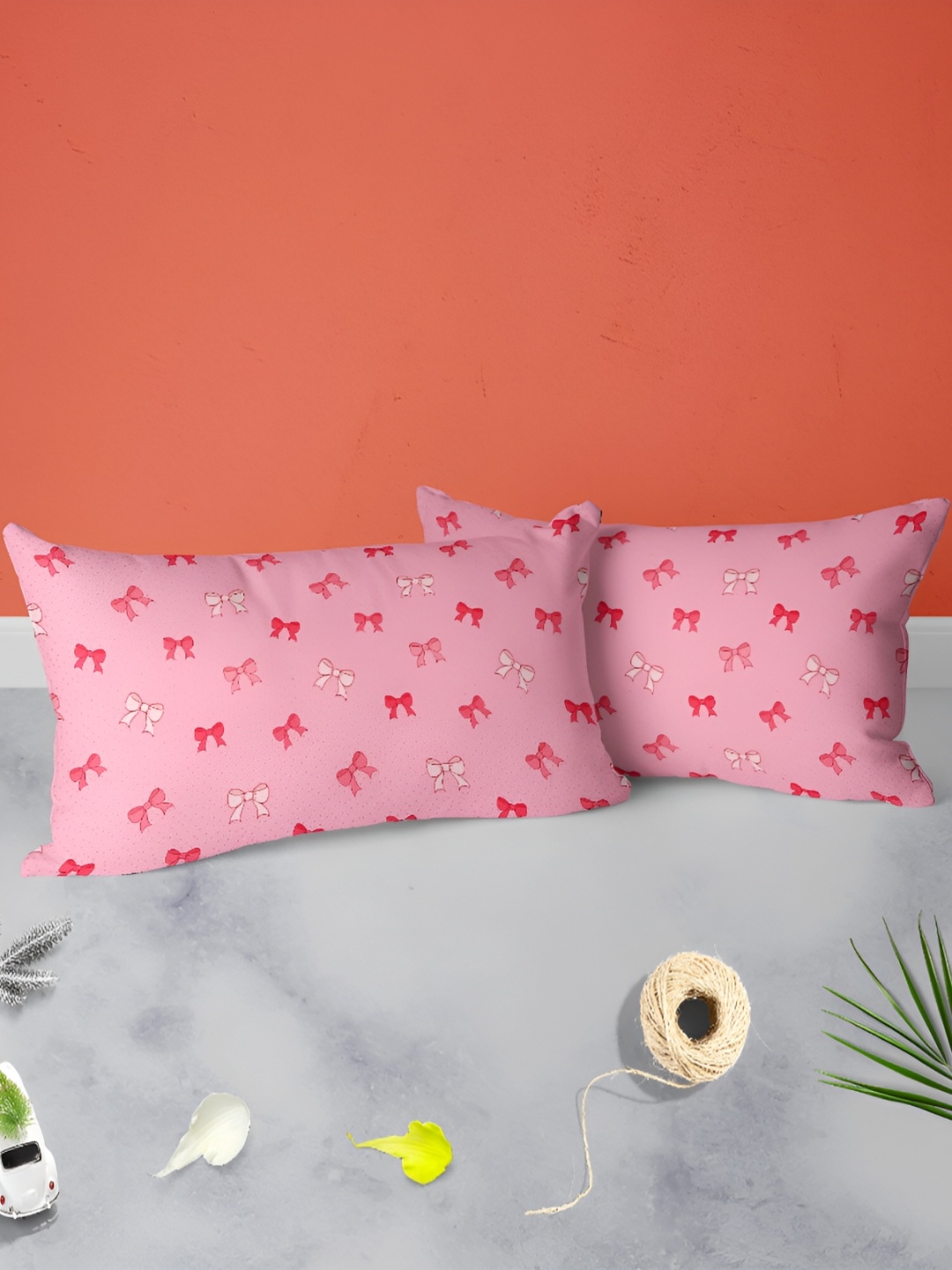 

ArtzFolio Pink 2 Pieces Abstract Rectangle Pillow Covers