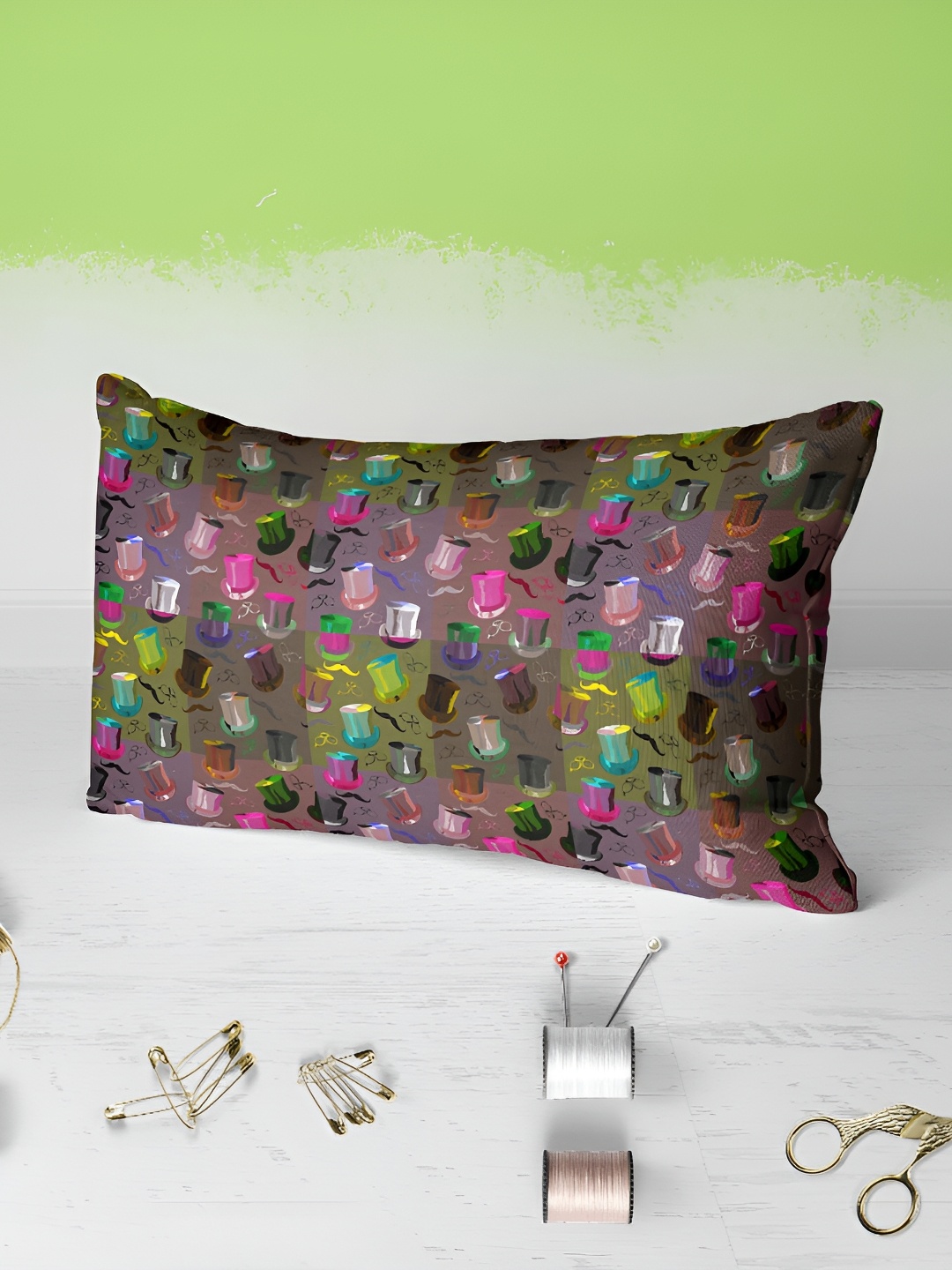 

ArtzFolio Grey 2 Pieces Rectangle Pillow Covers