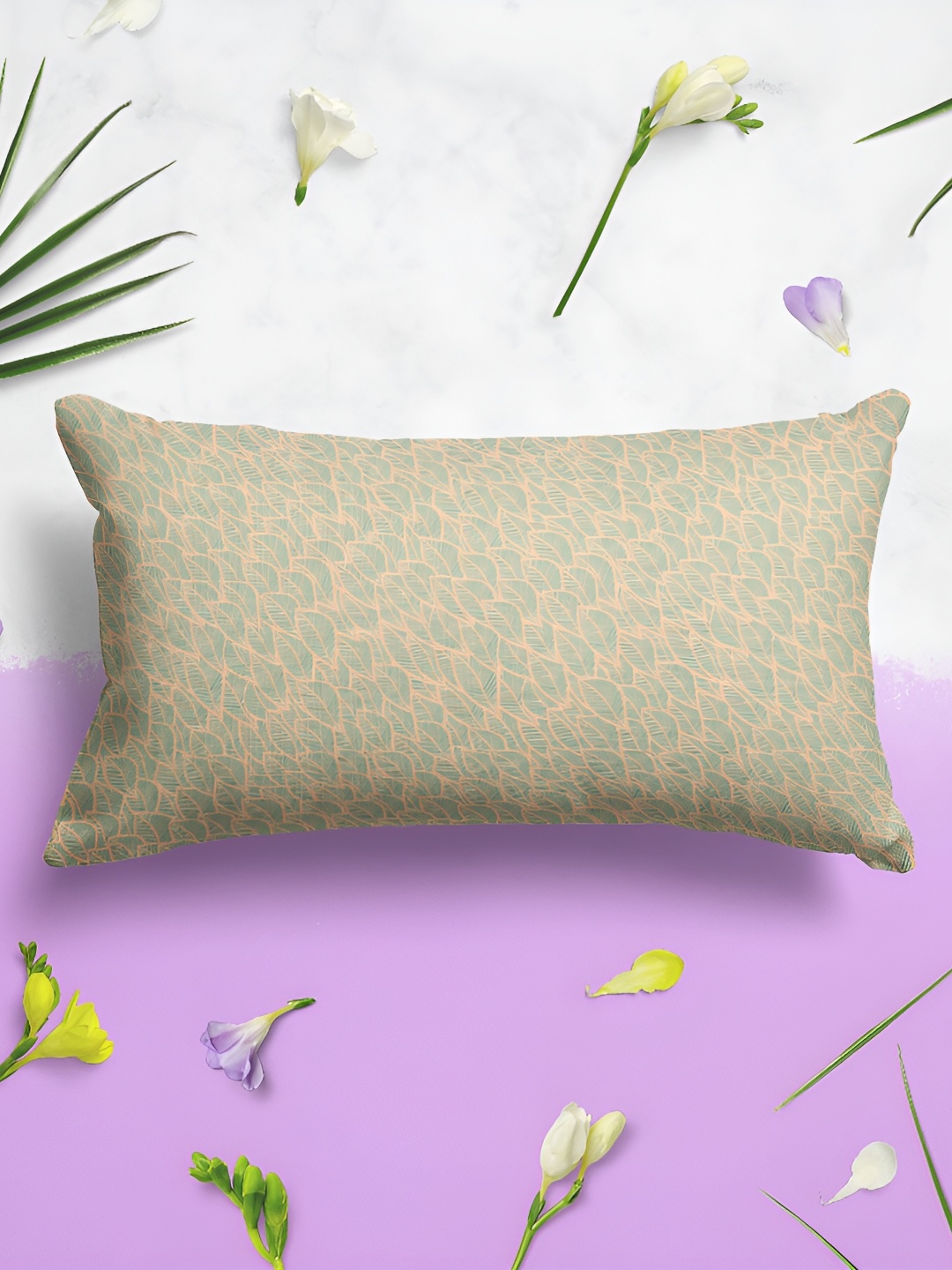 

ArtzFolio Peach 2 Pieces Abstract Printed Rectangle Pillow Covers