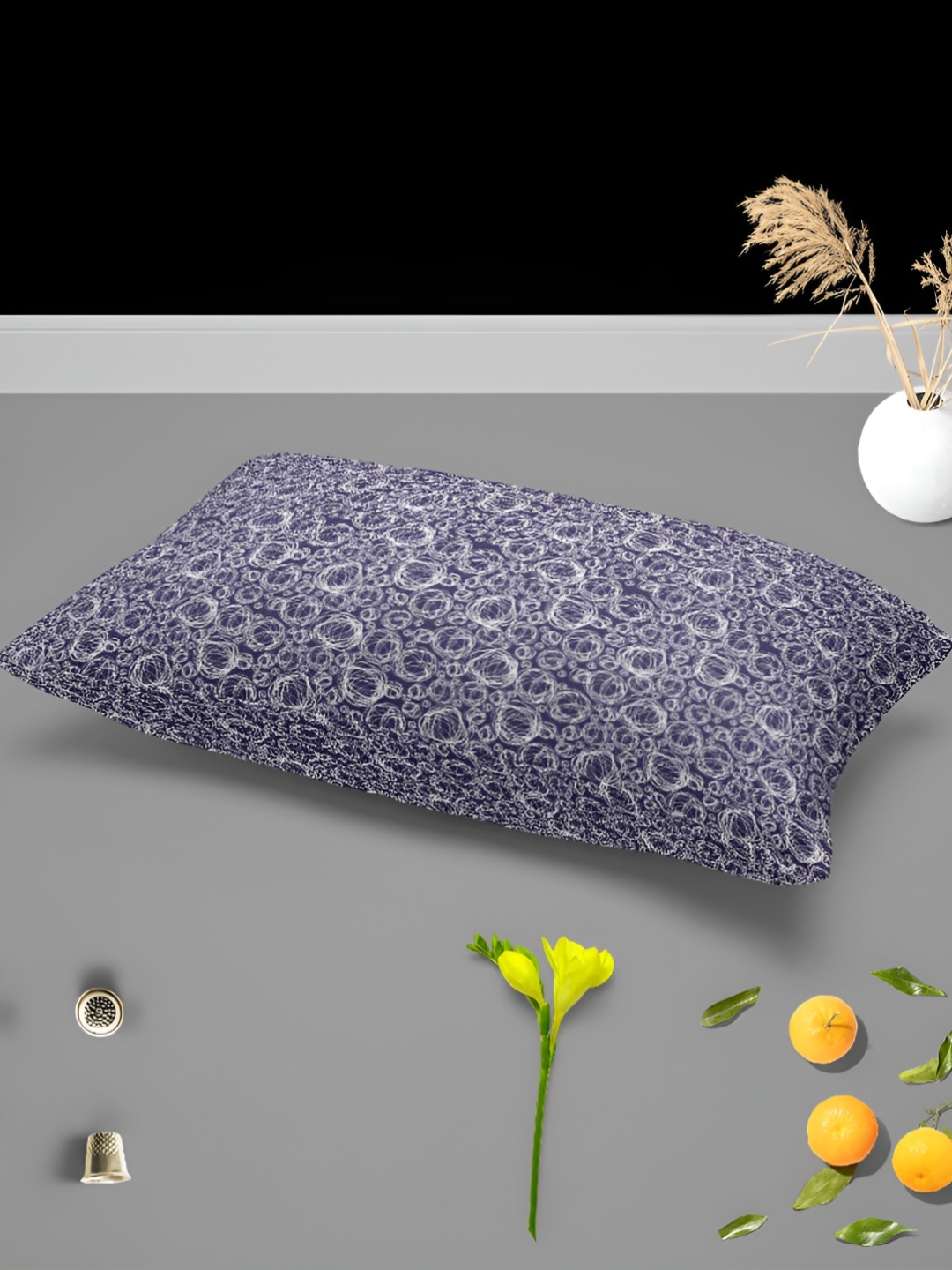 

ArtzFolio Grey & White 2 Pcs Rectangle Pillow Covers