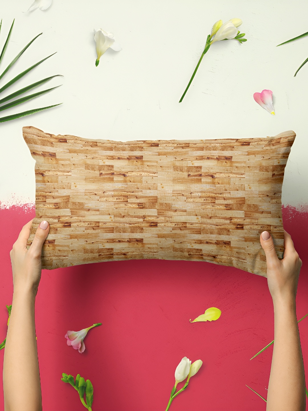 

ArtzFolio Brown 2 Pieces Printed Velvet Rectangle Pillow Covers