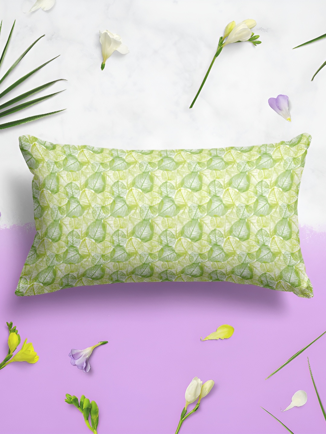 

ArtzFolio Yellow & Green 2Pcs Abstract Rectangle Pillow Covers